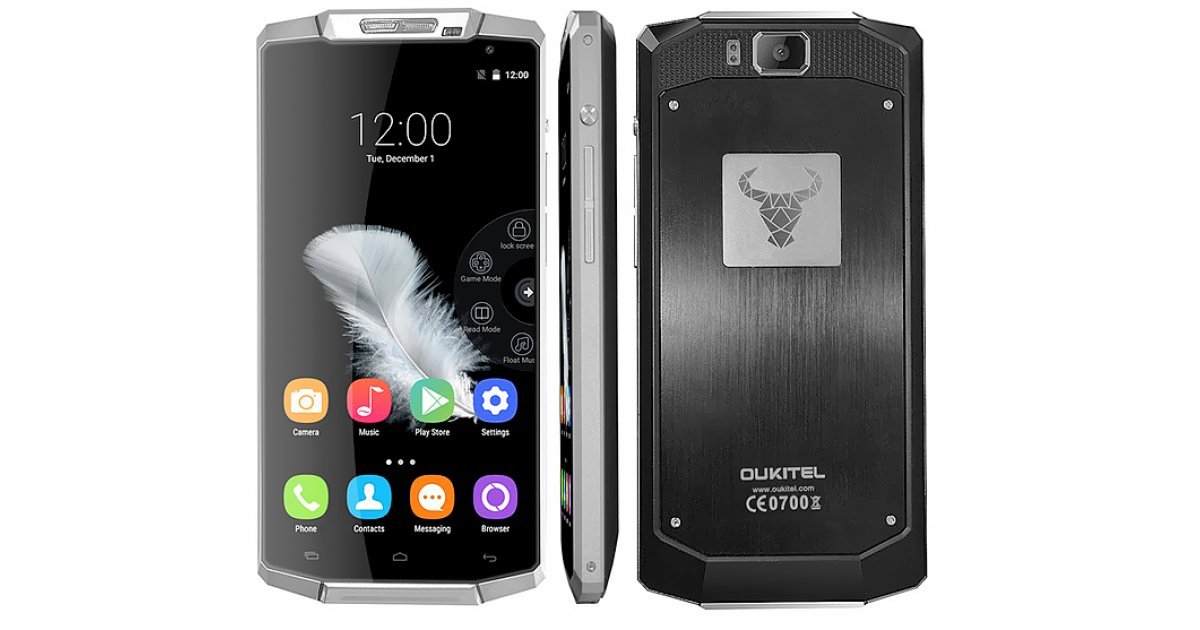 ジャンク　OUKITEL K10000 本体 oukitel-k10000-black-logo-
