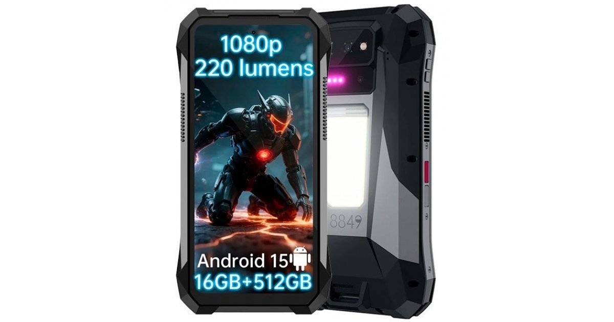 Unihertz 8849 Tank X (16+512 Гб) Black купити китайський смартфон