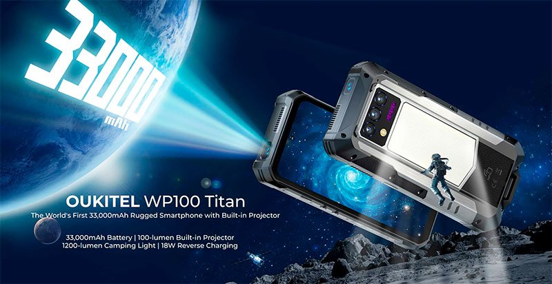 Oukitel WP100 Titan (16+512 Гб) Black купить китайский смартфон с