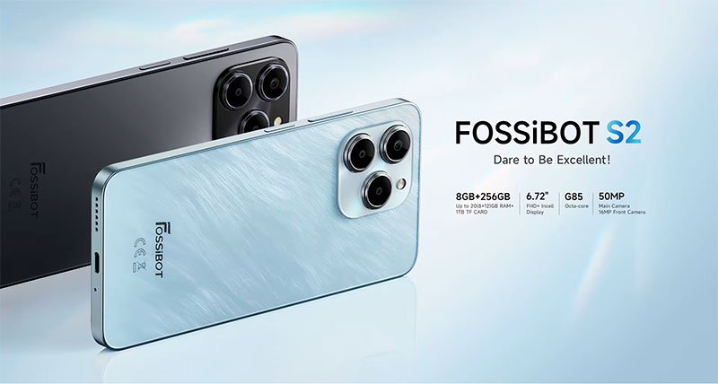 Fossibot S2 (8+256 ГБ) Black купить китайский смартфон с доставкой